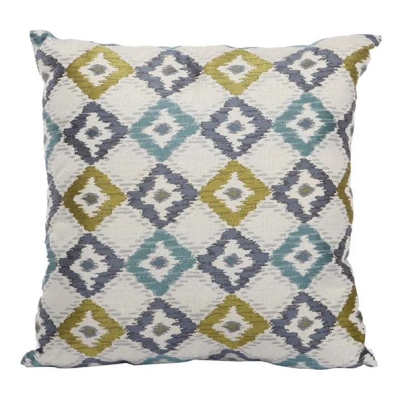 Hypoallergenic Pillows for Allergy SufferersBenzara Woven Design Fabric Accent Pillow in Diamond Pattern, Multicolor Hypoallergenic Pillows for Allergy SufferersBenzara Woven Design Fabric Accent Pillow in Diamond Pattern, Multicolor